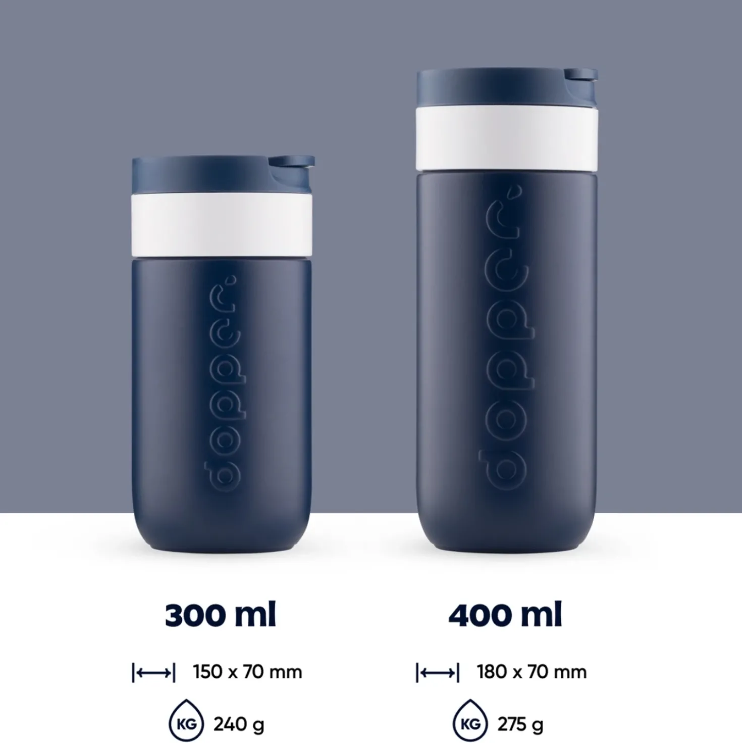 Dopper Travel Mug Breaker Blue 400 ml