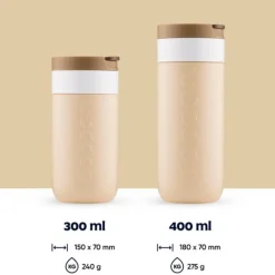Dopper Travel Mug Earthy Brown 300 ml