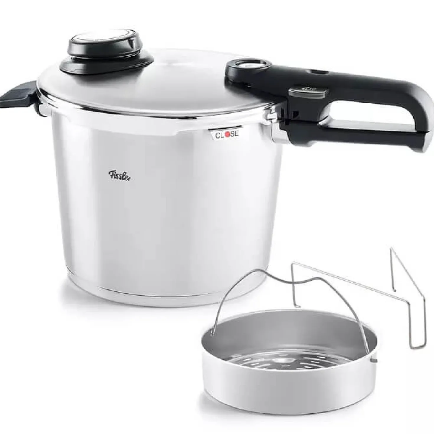 Fissler Vitavit Premium Snelkookpan Met StoomInzet (6 liter)
