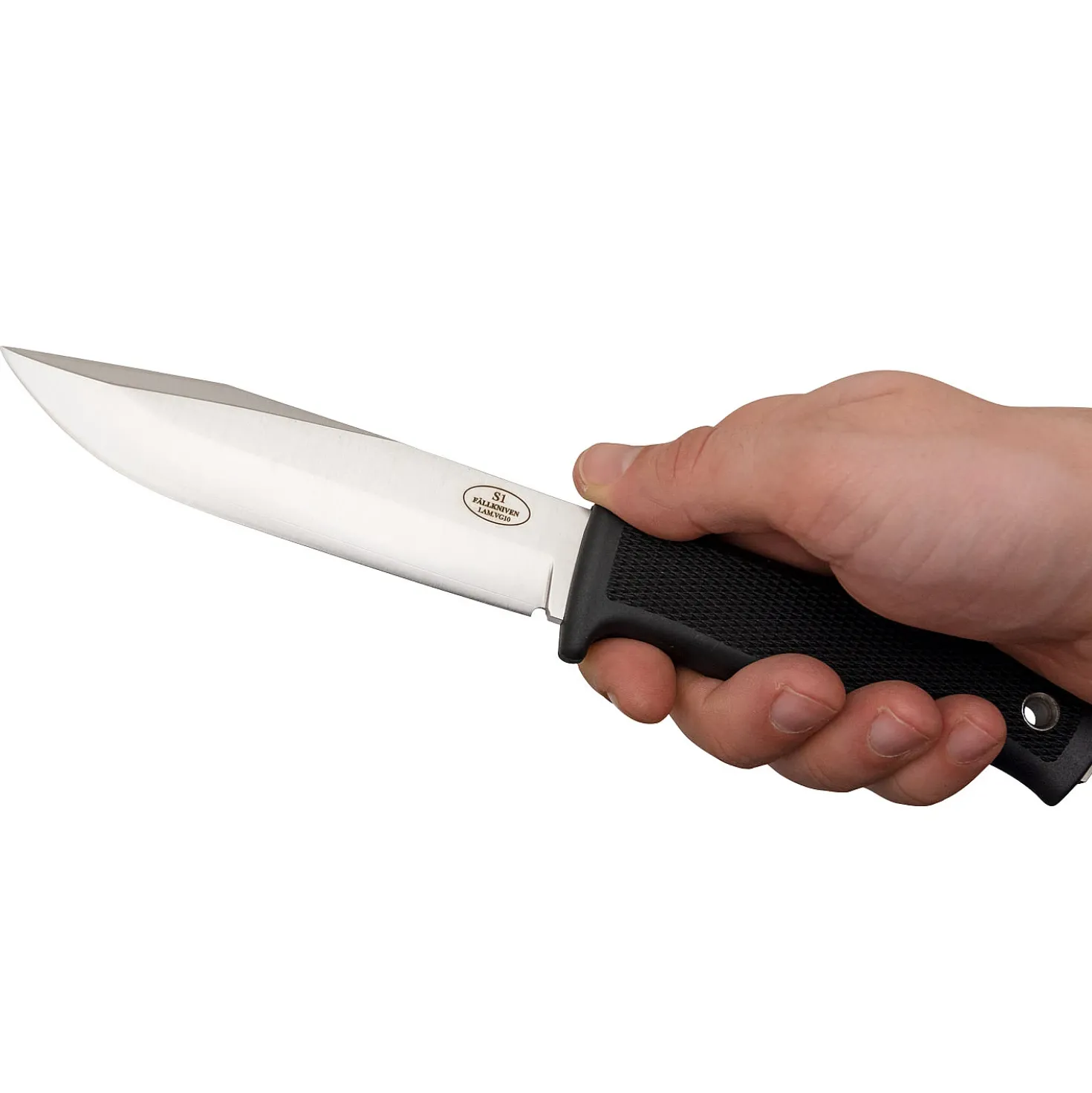 Fällkniven S1 met lederen schede
