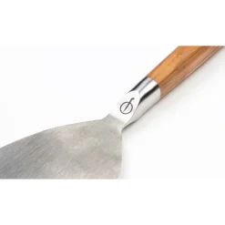 Forged BBQ Plancha Spatula Olijfhout