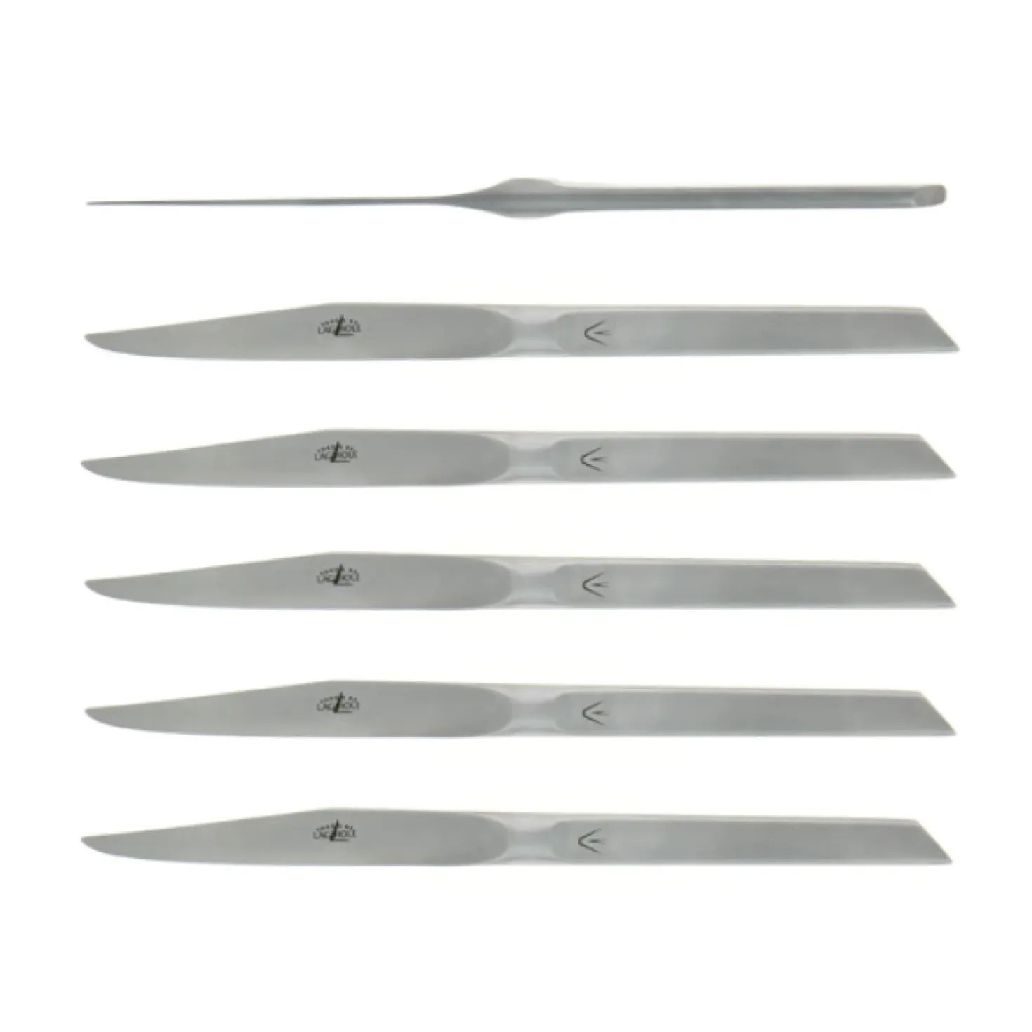 Forge de Laguiole Steakmessen Dayat Satijn (6 stuks)