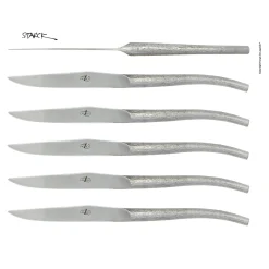 Forge de Laguiole Steakmessen Philippe Starck Satin (6 stuks)
