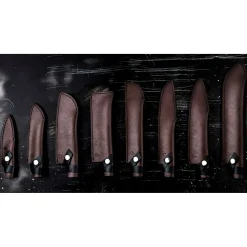Forged Lederen Hoes Universeel Mes