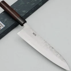 Fujiwara Shirogami #1 Nashiji Rosewood Gyuto 210