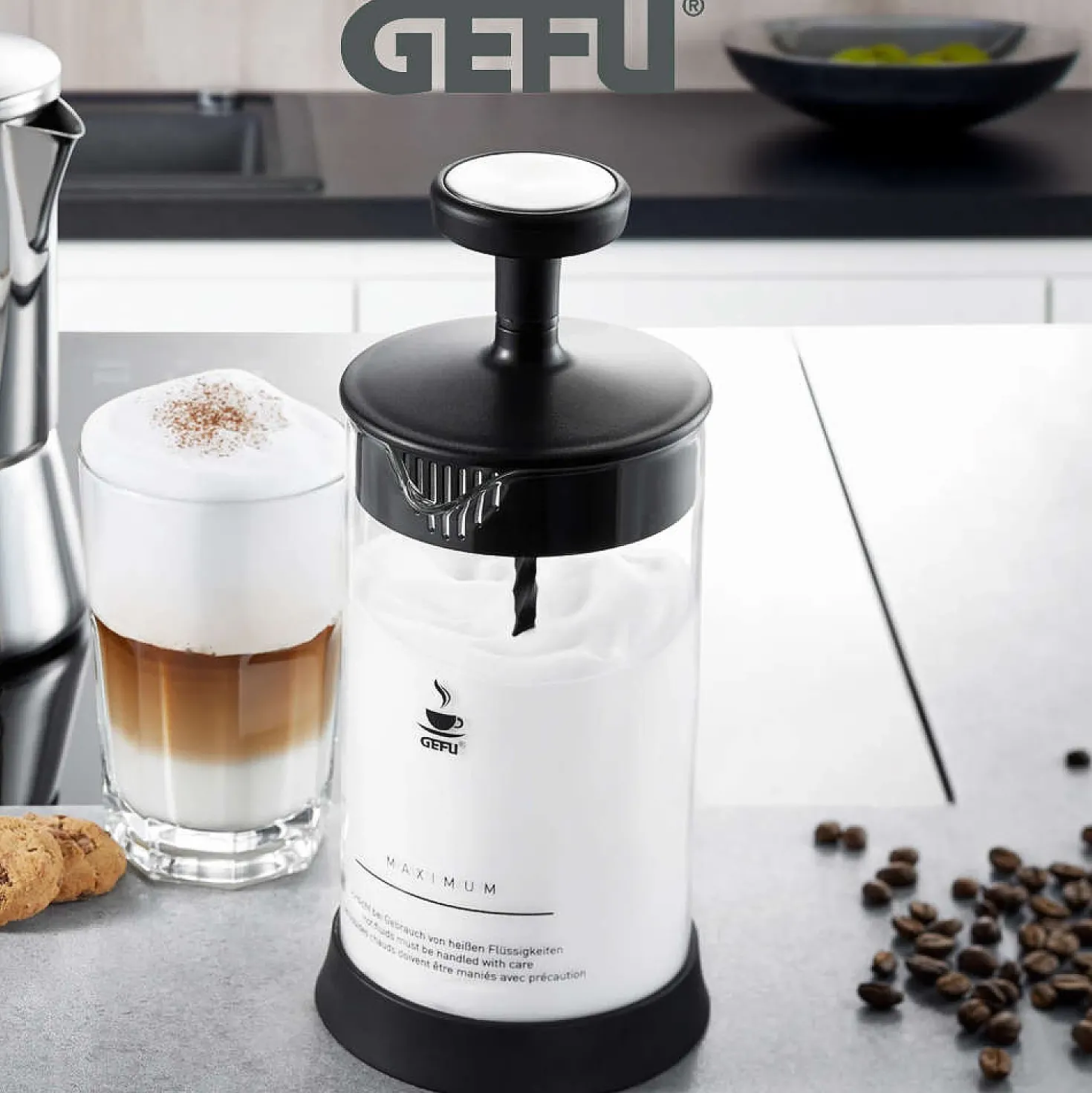 Gefu Melkopschuimer Antonio 270 ml