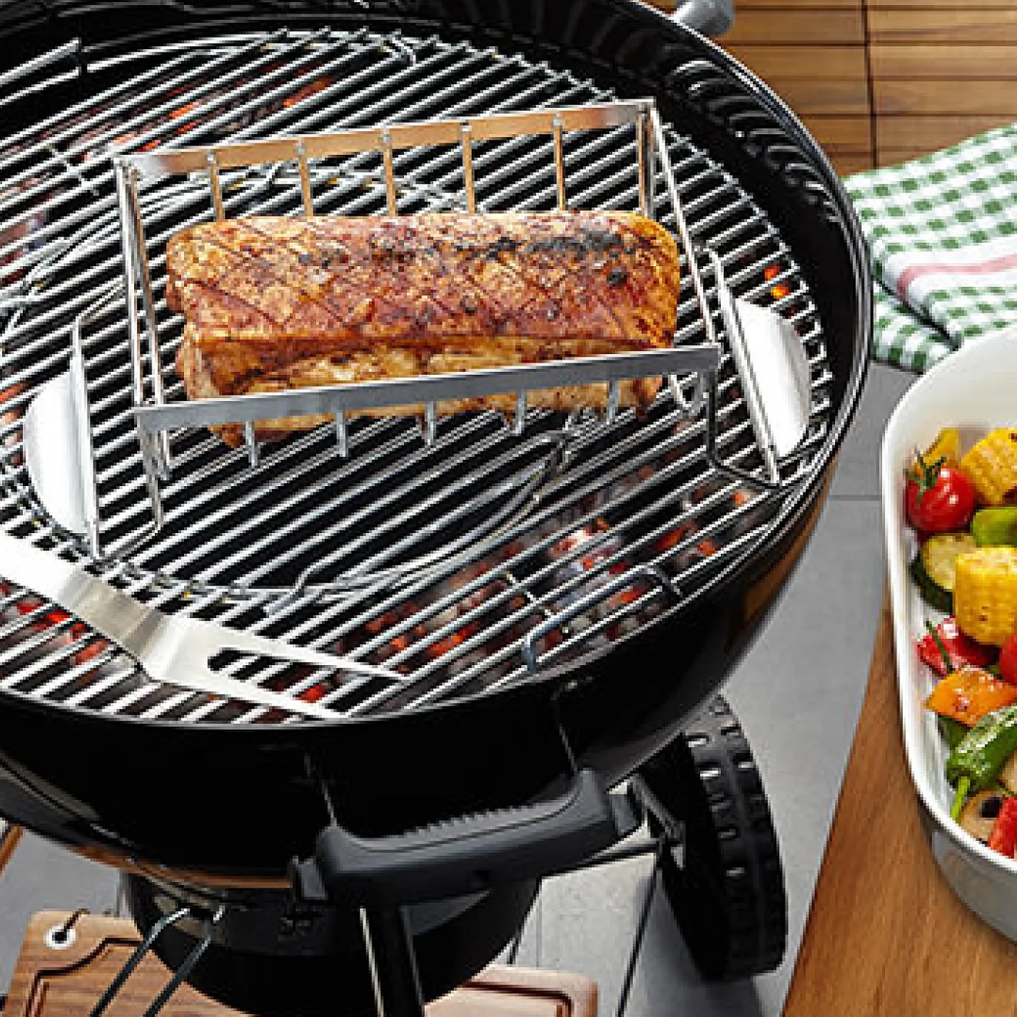 Gefu Spareribs Houder BBQ