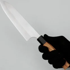Gihei Zuika ZDP189 Forged Migaki Olive Gyuto 21 cm