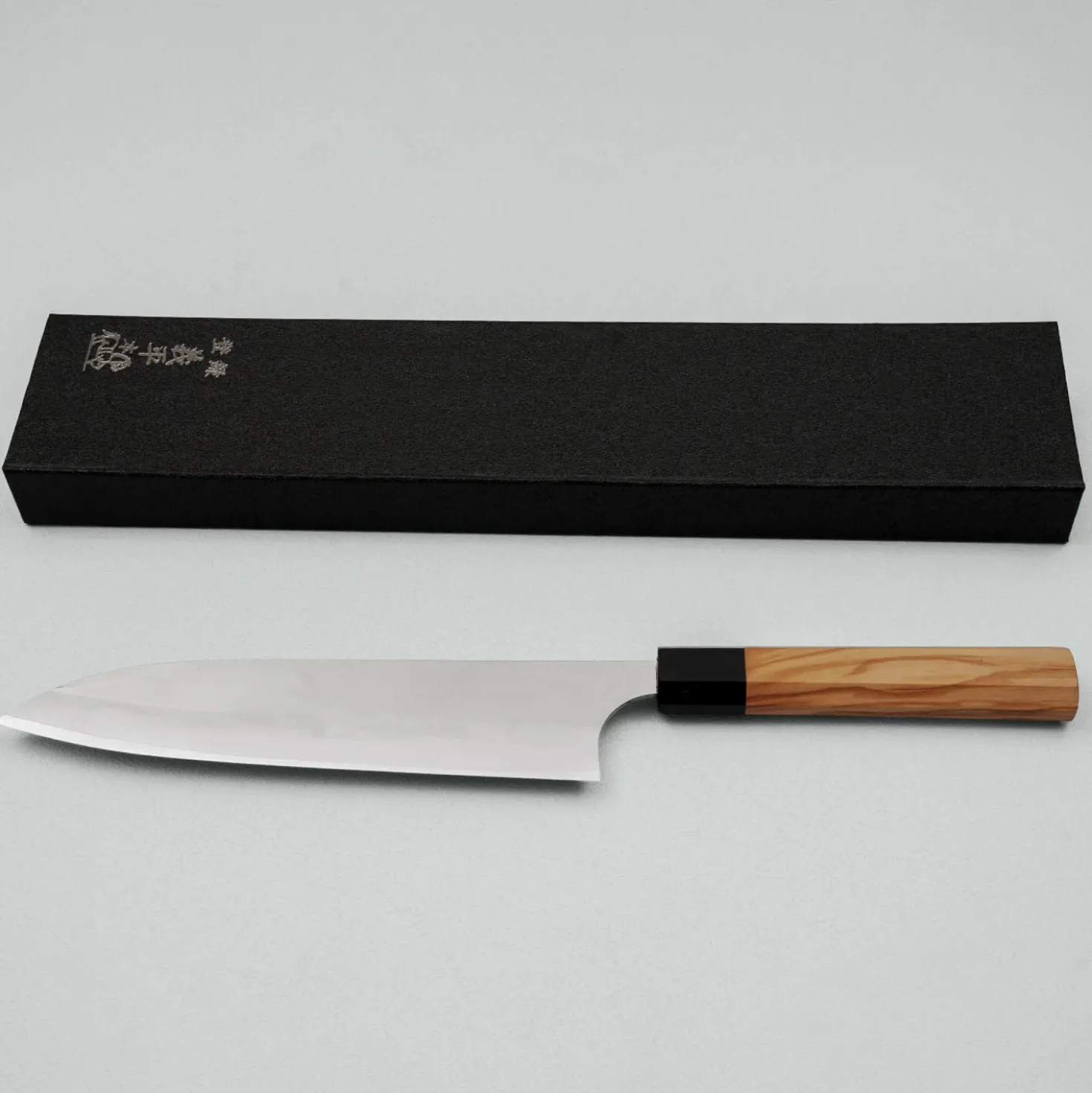 Gihei Zuika ZDP189 Forged Migaki Olive Gyuto 21 cm