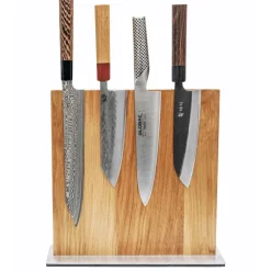 Global G-2115159 Messenset 5 Delig + Eikenhouten Messenblok