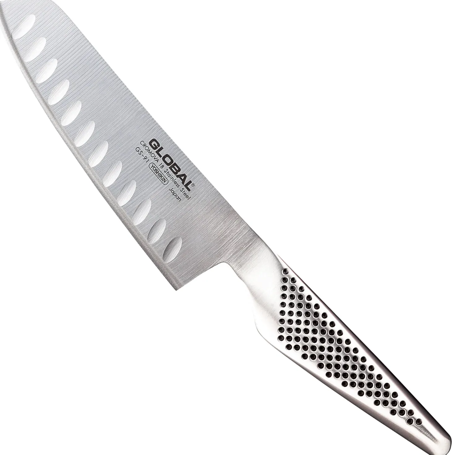 Global GS-91 Groentenmes Met Kuiltjes