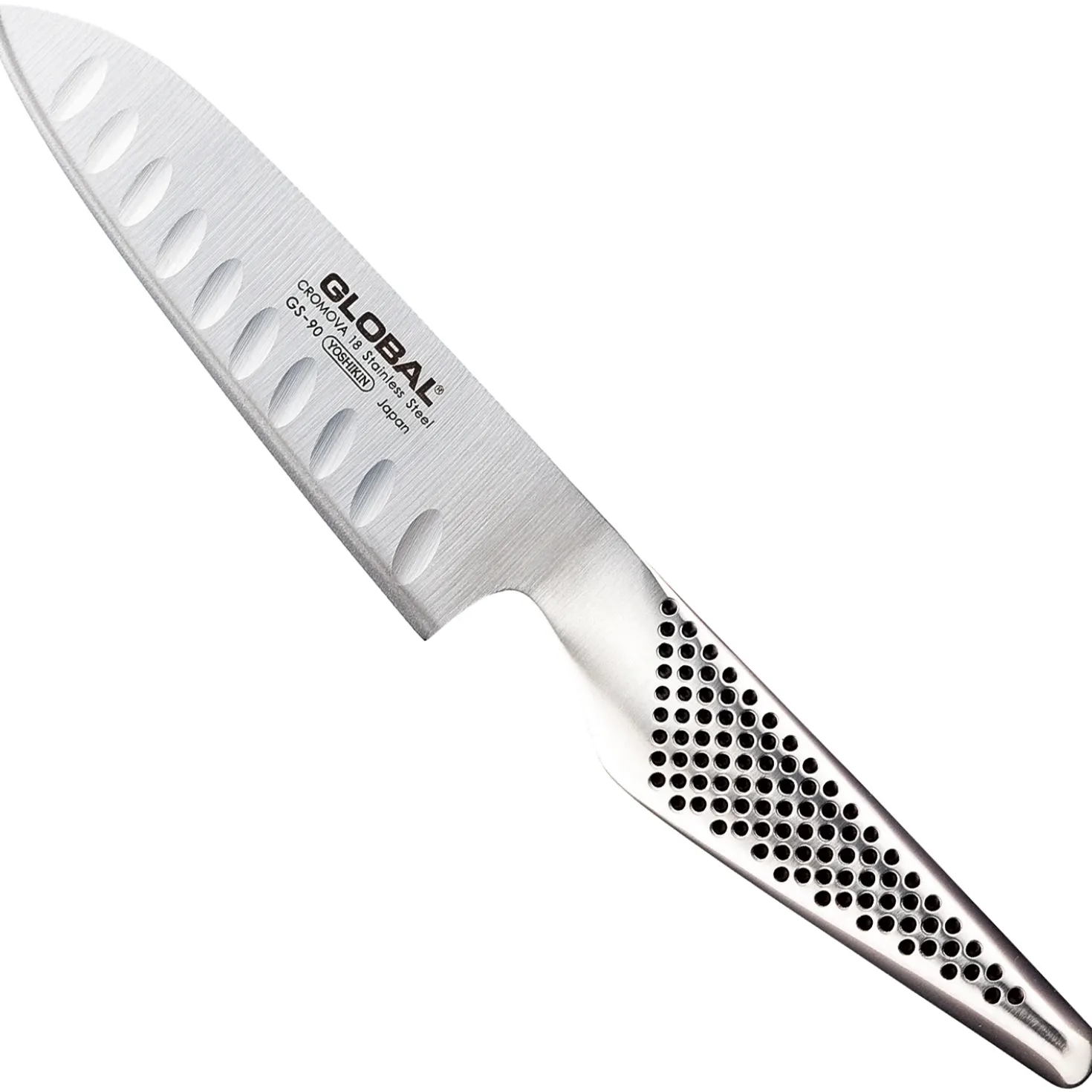 Global GS-90 Santoku Met Kuiltjes