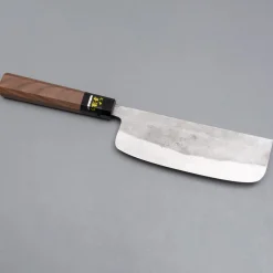 Goko Hamono Shiro Nashiji Walnut Nakiri