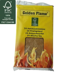 Golden Flame Aanmaakblokjes 24 stuks
