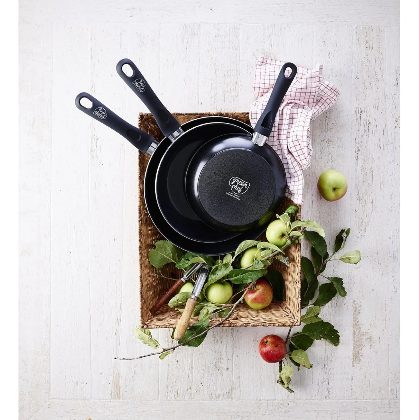 GreenChef Diamond Inductie Grillpan 28 cm