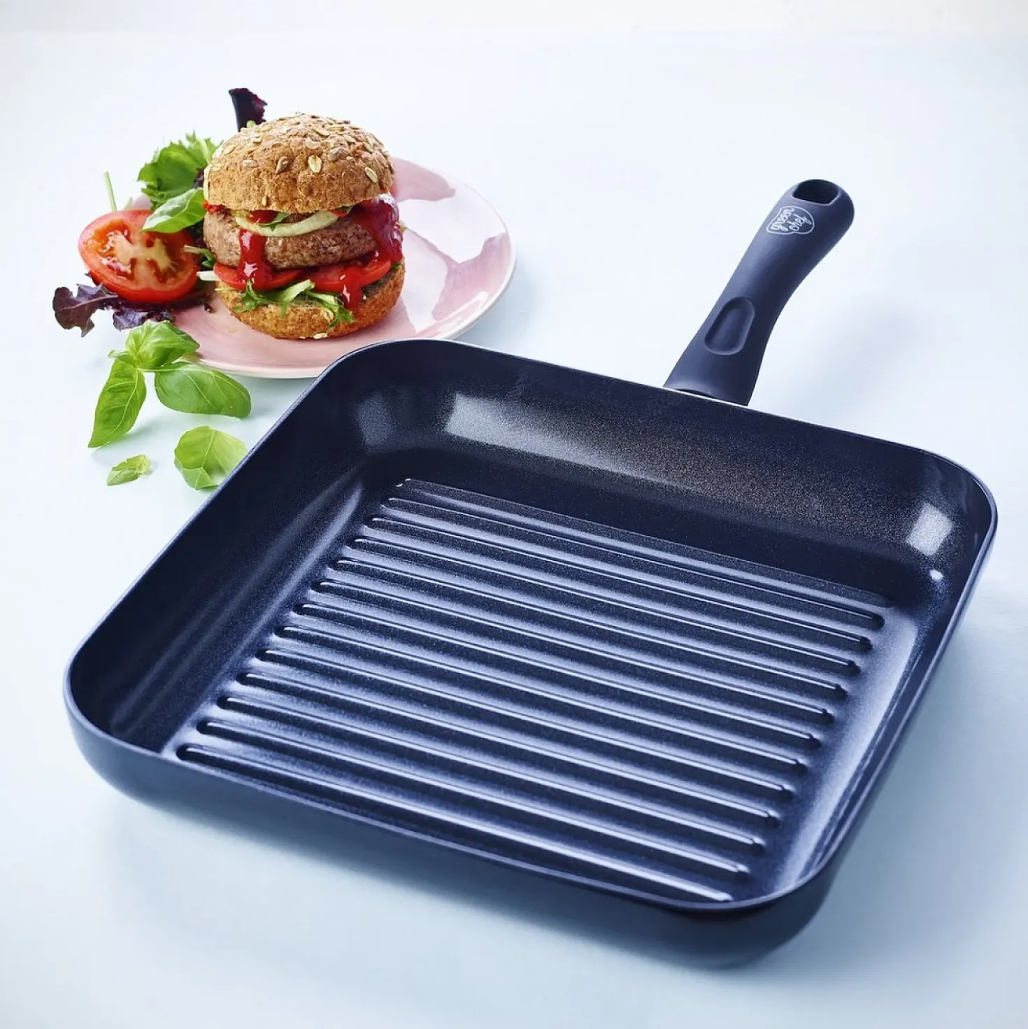 GreenChef Diamond Inductie Grillpan 28 cm