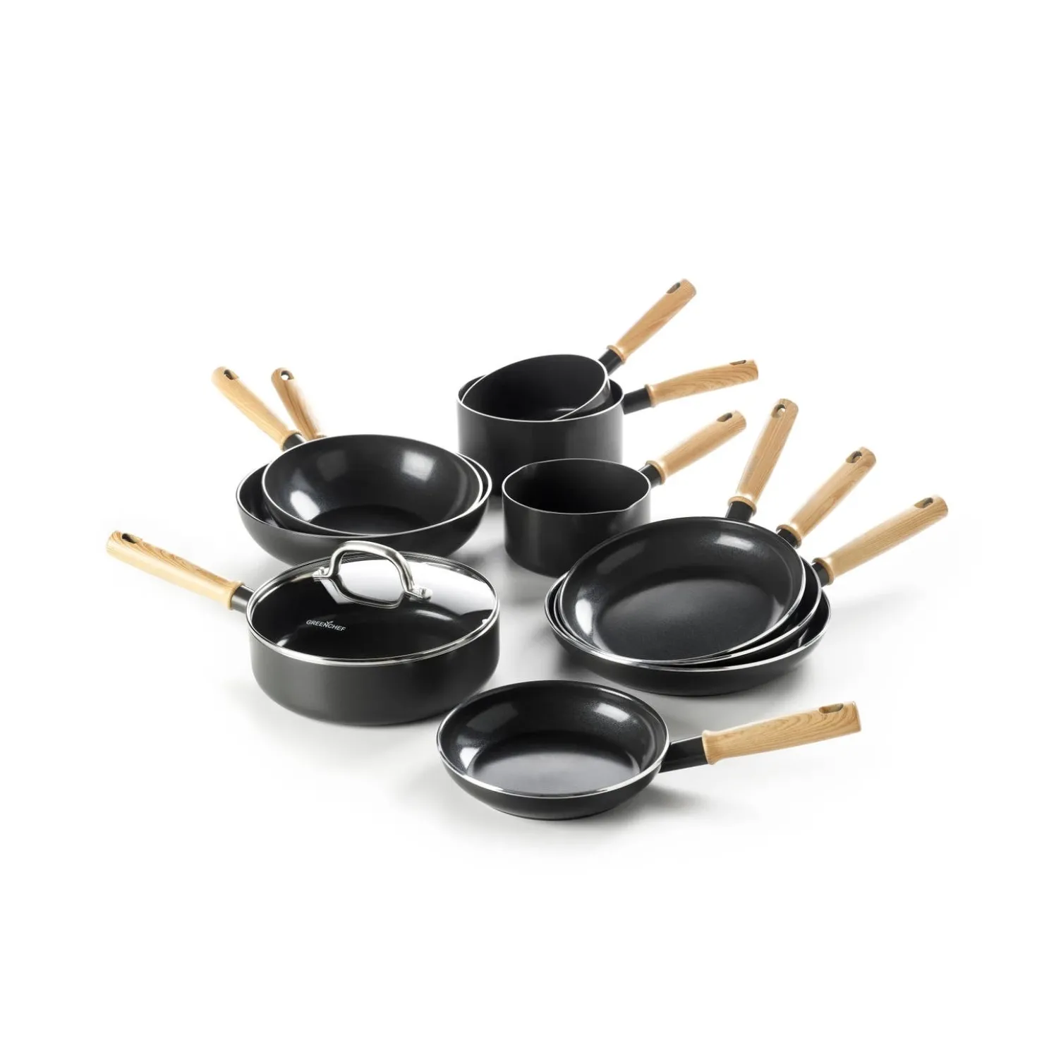 GreenChef Vintage Wok 24 cm
