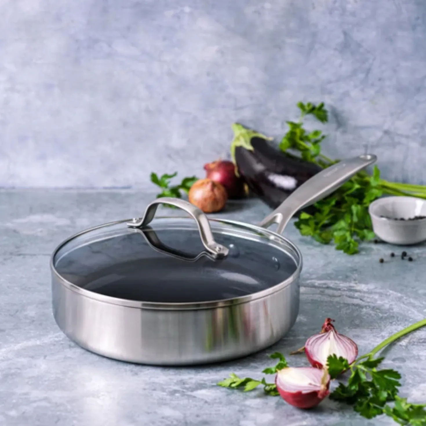Greenpan Geneva Hapjespan Met Deksel 24 cm