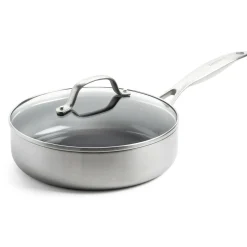 Greenpan Geneva Hapjespan Met Deksel 24 cm