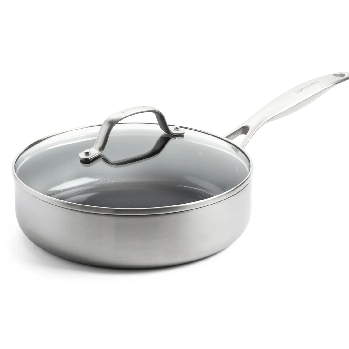 Greenpan Geneva Hapjespan Met Deksel 24 cm