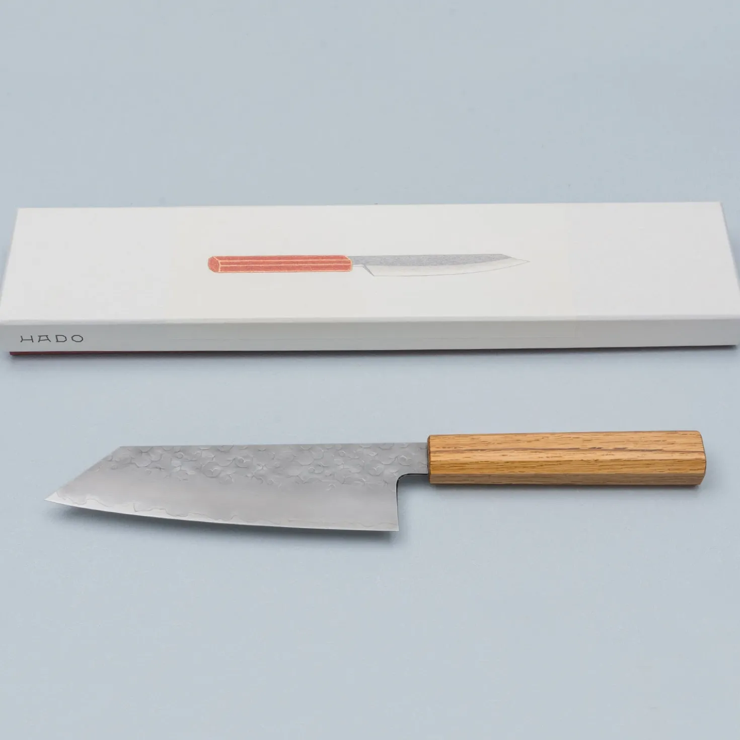 Hado Shiosai SG2 Oak Kiritsuke Bunka 18 cm