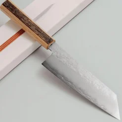 Hado Shiosai SG2 Urushi Cherry Bark Kiritsuke Bunka 18 cm