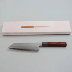 Hado Shiosai VG10 Mahogany Pakkawood Wood Bunka 18 cm