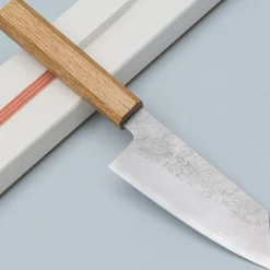 Hado Shiosia SG2 Oak Kiritsuke Ko-Bunka 13.5 cm
