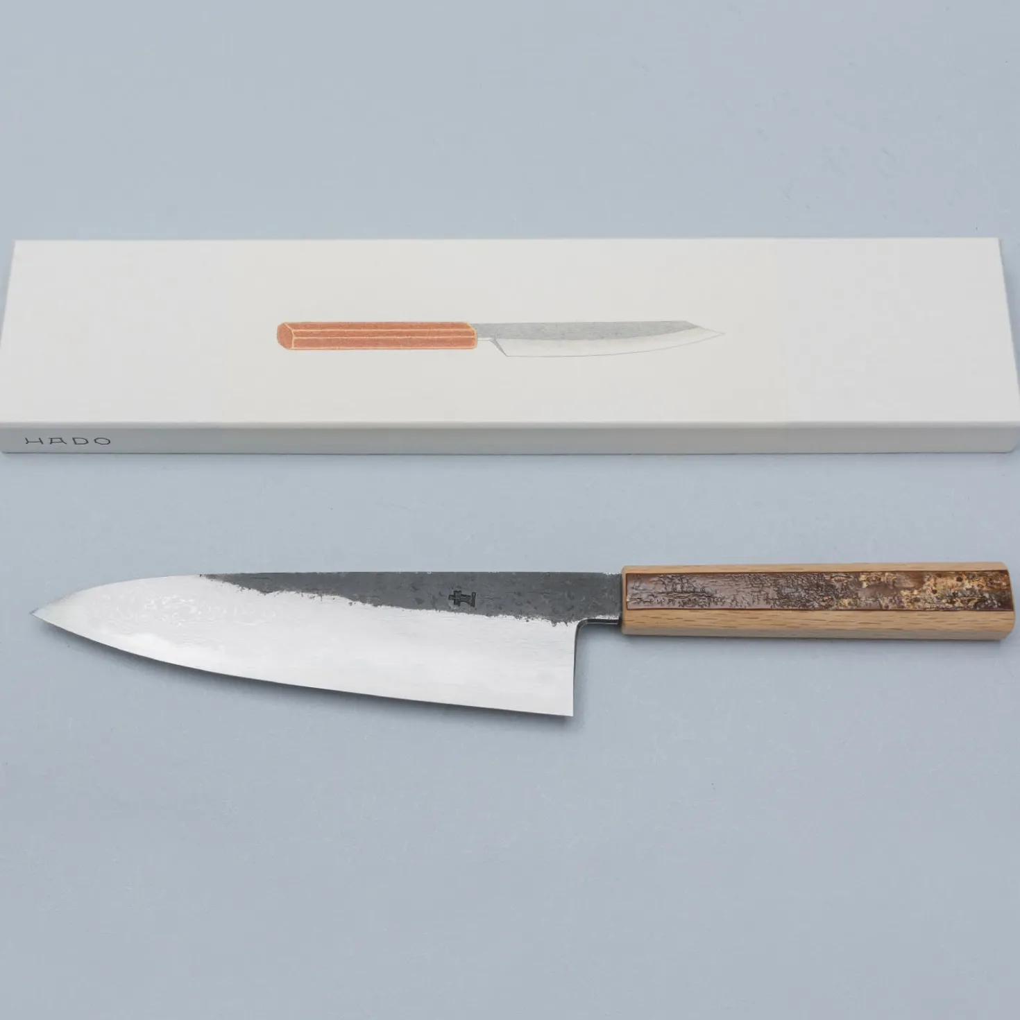 Hado Sumi B1D Cherry Bark Gyuto 21 cm Wide