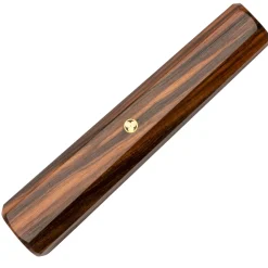 Handvat Donker hout met Mozaiek Pin Ocatagon