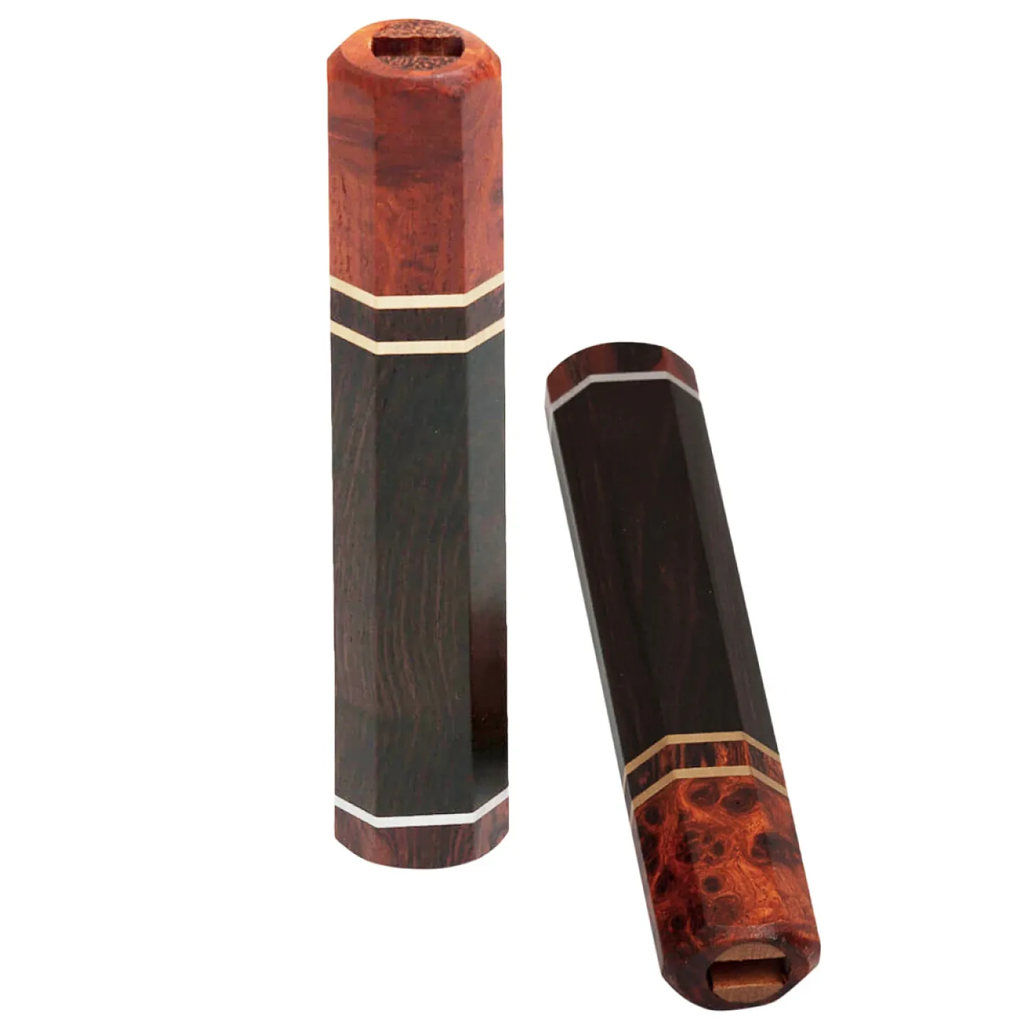 Handvat Ebony / Burlwood 148 mm