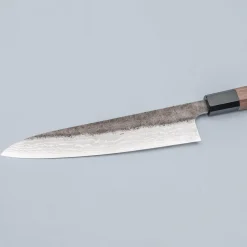 Hatsukokoro Aogami #2 Damascus Kurouchi Gyuto 21 cm