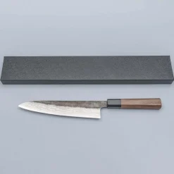 Hatsukokoro Aogami #2 Damascus Kurouchi Gyuto 21 cm