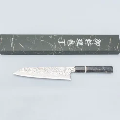 Hatsukokoro FAXR2 Damast Kiritsuke 21 cm