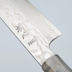 Hatsukokoro FAXR2 Damast Santoku 17 cm