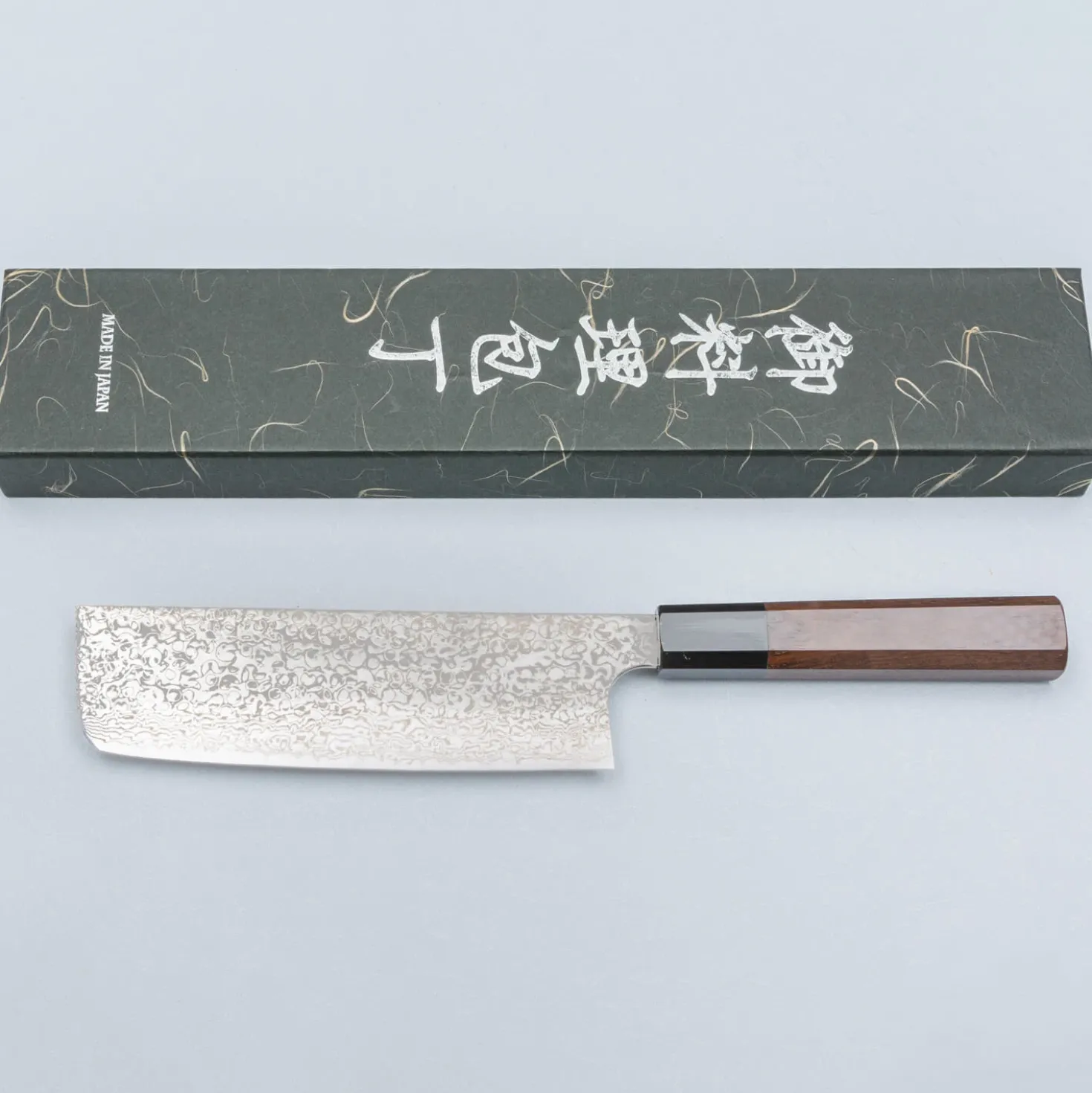 Hatsukokoro Ginga 34 Nickel Damast Nakiri 17 cm