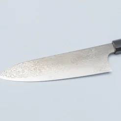 Hatsukokoro Ginga 34 Nickel Damast Santoku 18 cm