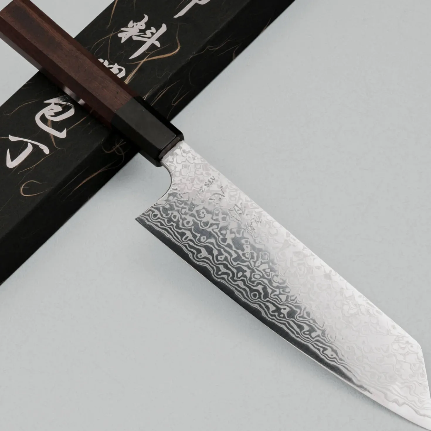 Hatsukokoro Ginga 34 Nickel Damast Bunka 17 cm