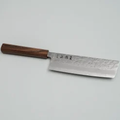 Hatsukokoro Ginrei Ginsan Bubinga Nakiri 17 cm