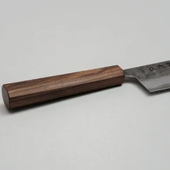 Hatsukokoro Ginrei Ginsan Bubinga Nakiri 17 cm