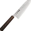 Hatsukokoro Ginrei Ginsan Bubinga Santoku 17 cm