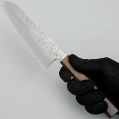 Hatsukokoro Ginrei Ginsan Bubinga Santoku 17 cm