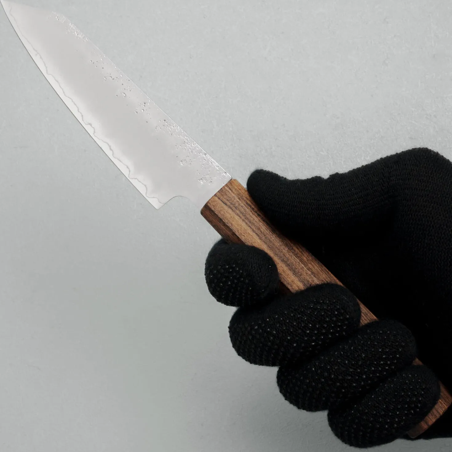 Hatsukokoro Ginrei Ginsan Bubinga Kiritsuke Petty 11.5 cm