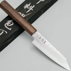 Hatsukokoro Ginrei Ginsan Bubinga Kiritsuke Petty 11.5 cm