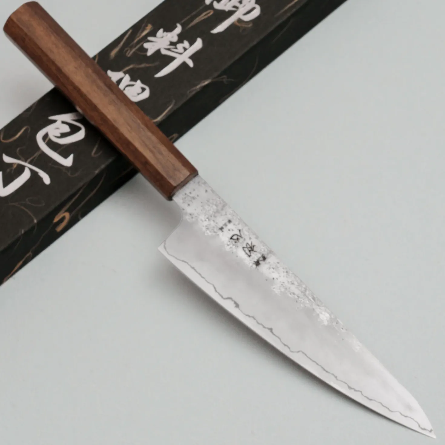 Hatsukokoro Ginrei Ginsan Bubinga Ko-Santoku 15 cm