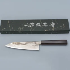 Hatsukokoro Ginsou Ginsan Nickel Damast Bunka 18 cm