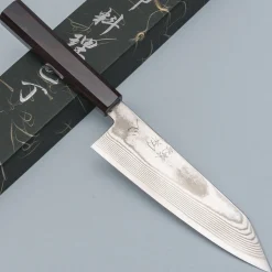 Hatsukokoro Ginsou Ginsan Nickel Damast Bunka 18 cm