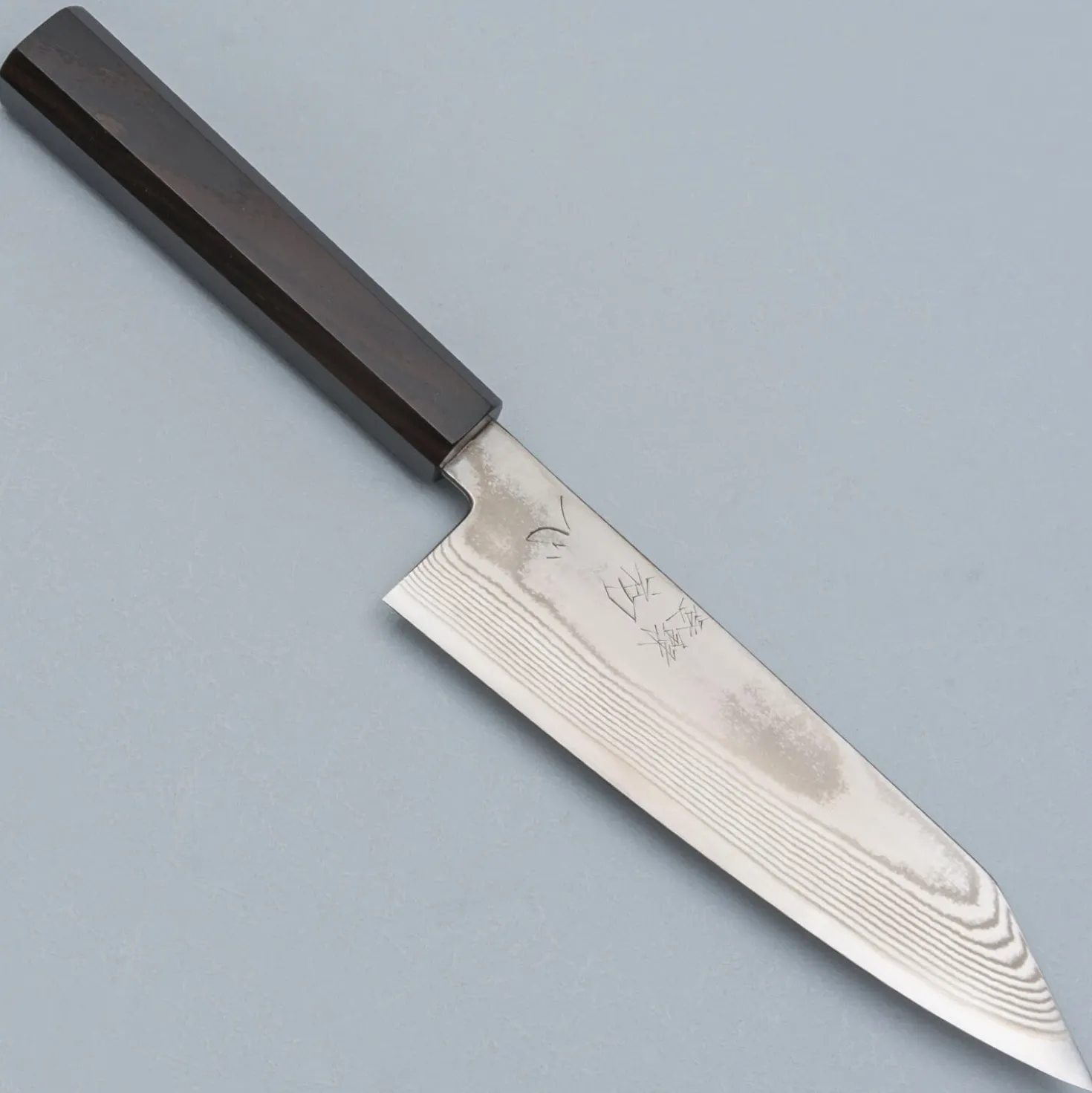 Hatsukokoro Ginsou Ginsan Nickel Damast Bunka 18 cm
