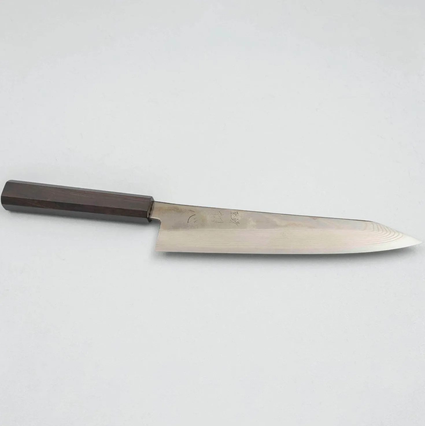 Hatsukokoro Ginsou Ginsan Nickel Damast Kiritsuke 21 cm