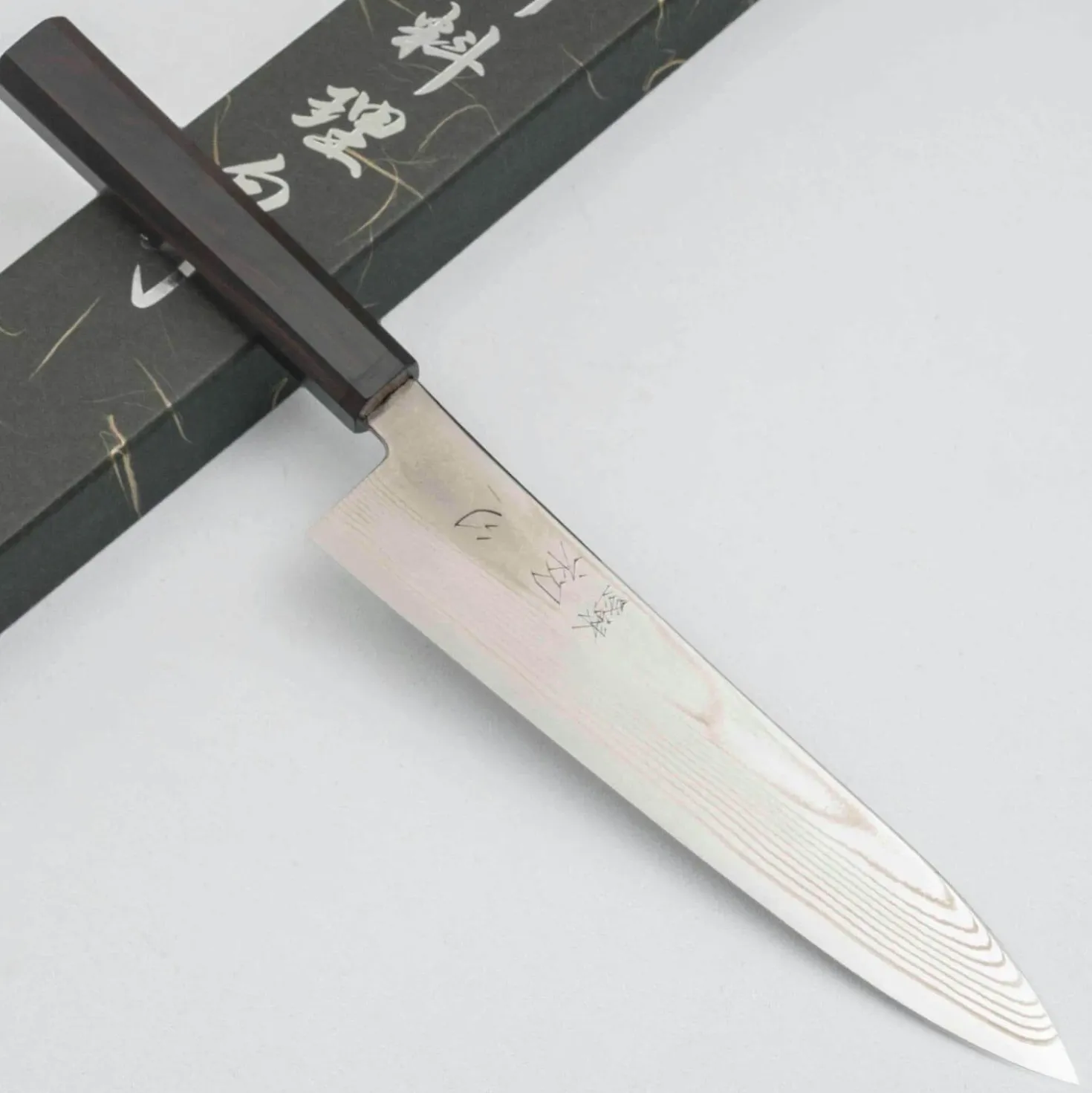 Hatsukokoro Ginsou Ginsan Nickel Damast Gyuto 21 cm